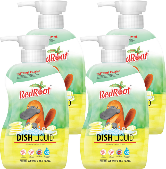 레드루트 주방세정제, 500ml, 4개