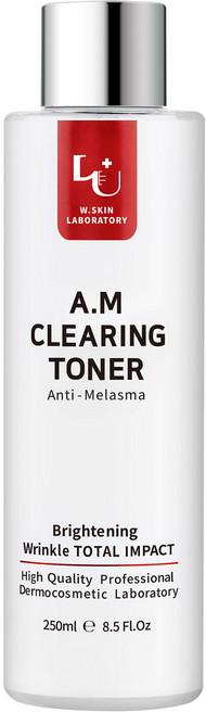 더블유피부연구소 A.M 클리어링 토너, 250ml, 1개