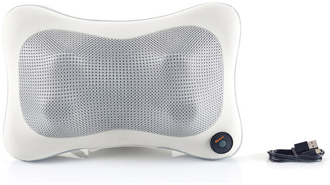 오아 바디케어 무선 안마기 쿠션형 목 어깨 등 허리 종아리 다리 마사지기, OMS-031BE, 혼합색상