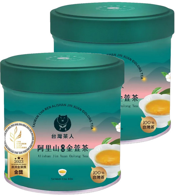 台灣茶人 阿里山風味金萱茶, 40g, 1入, 2罐