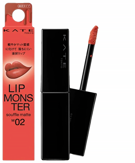 KATE 凱婷 台灣公司貨 怪獸級持色絨霧唇釉, M02 永生之櫻, 1支