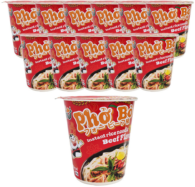 King Pho 越南河粉 牛肉口味, 50g, 12個