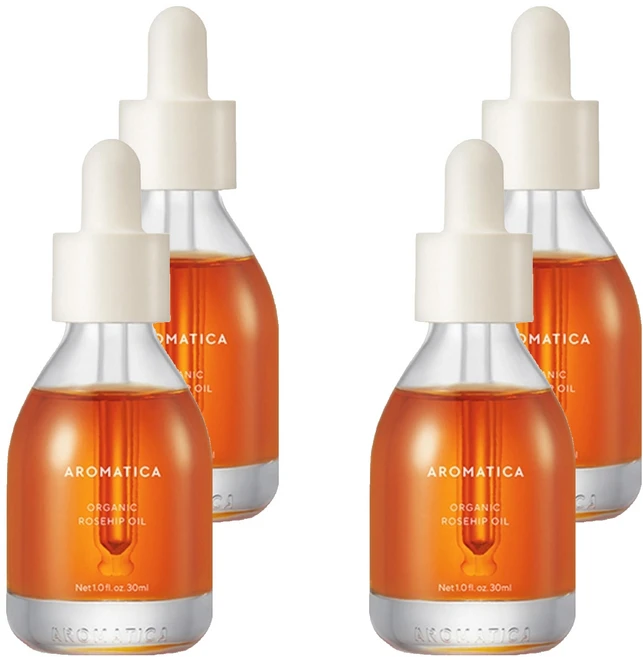 아로마티카 유기농 로즈힙 오일, 30ml, 4개 - 쿠팡
