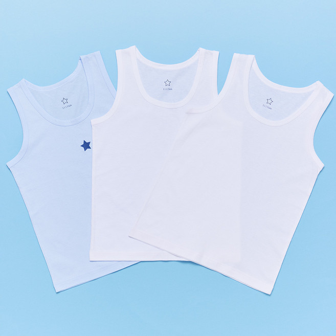 엘르이너웨어 남아용 코튼 학생 런닝 3p 세트