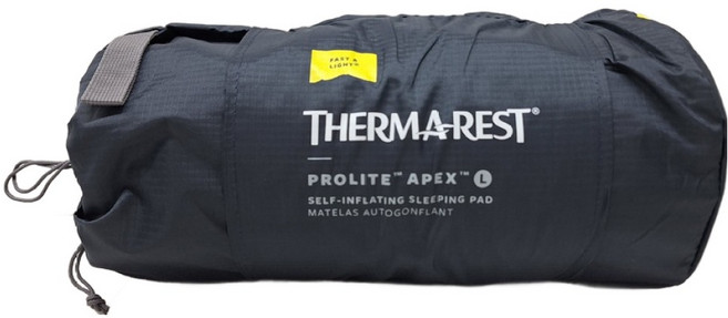 THERM-A-REST ProLite Apex 自動充氣睡墊 長版, 黑色, 1個