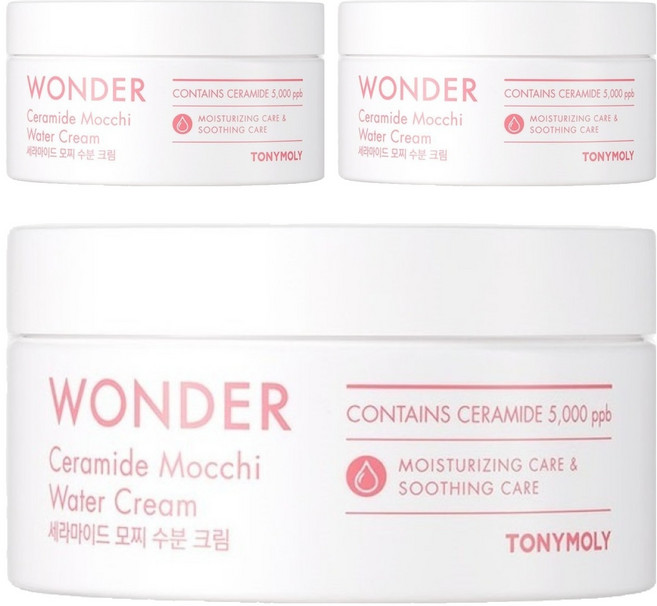 토니모리 원더 세라마이드 모찌 수분 크림, 300ml, 3개