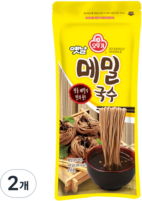 오뚜기 옛날 메밀국수, 400g, 2개