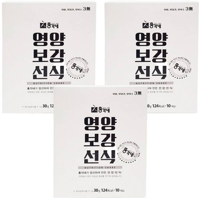 총각네 영양보강 선식, 300g, 3개