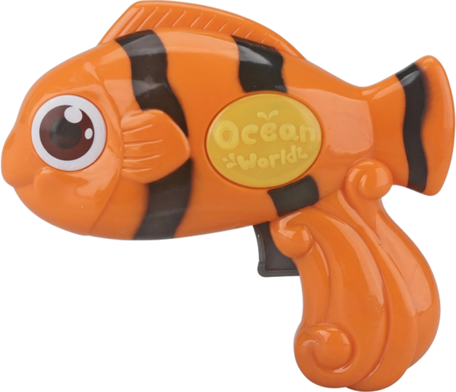 love color 樂彩森林 海洋動物造型聲光槍 3歲以上, 顏色隨機, 1個