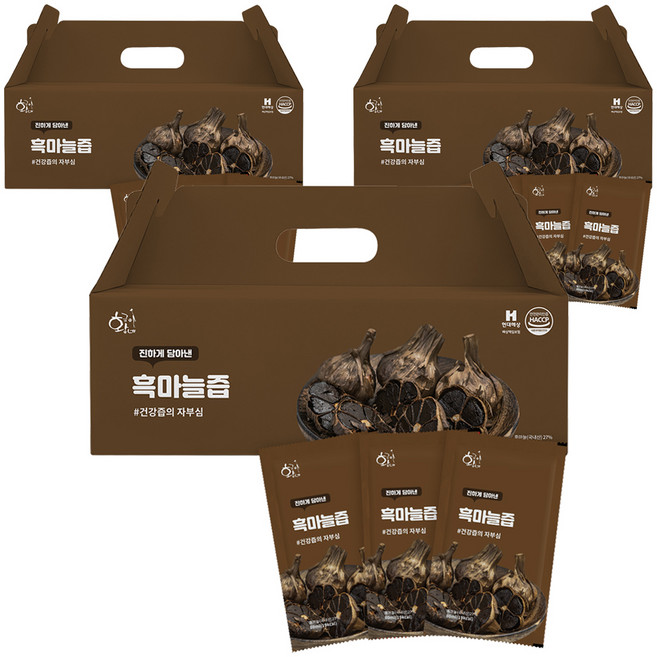 황금이네 흑마늘즙, 2.4L, 3개