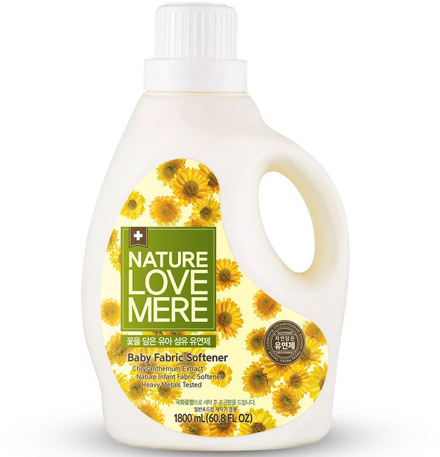 네이쳐러브메레 국화 유아 섬유유연제 용기형, 1.8L, 1개