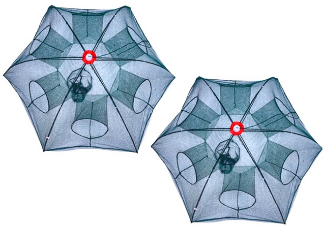 디펜즈만 우산형 다각통발 2p, 6구