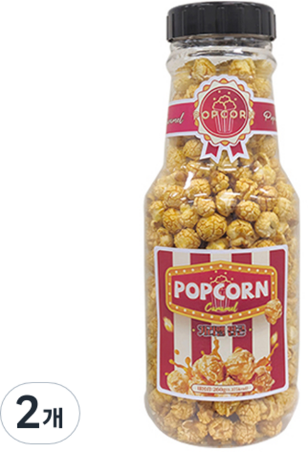 카라멜 팝콘, 260g, 2개