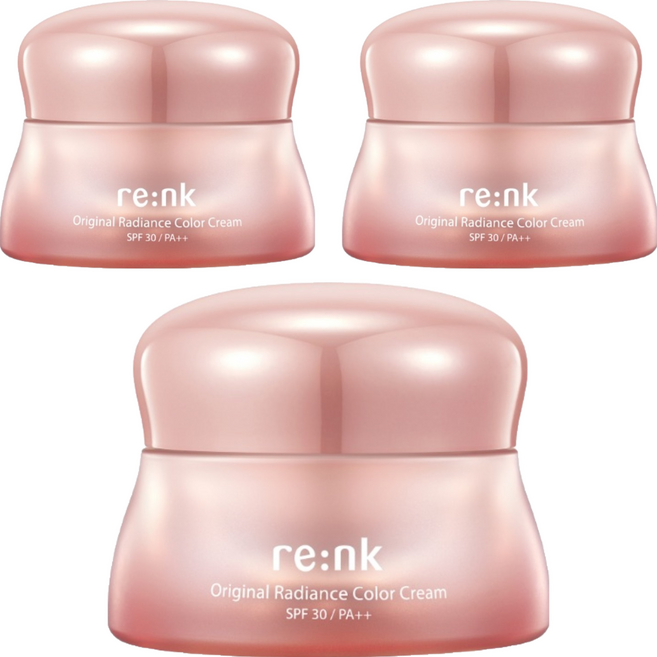 리엔케이 오리지널 래디언스 컬러크림 SPF30 PA++, 핑크, 40ml, 3개