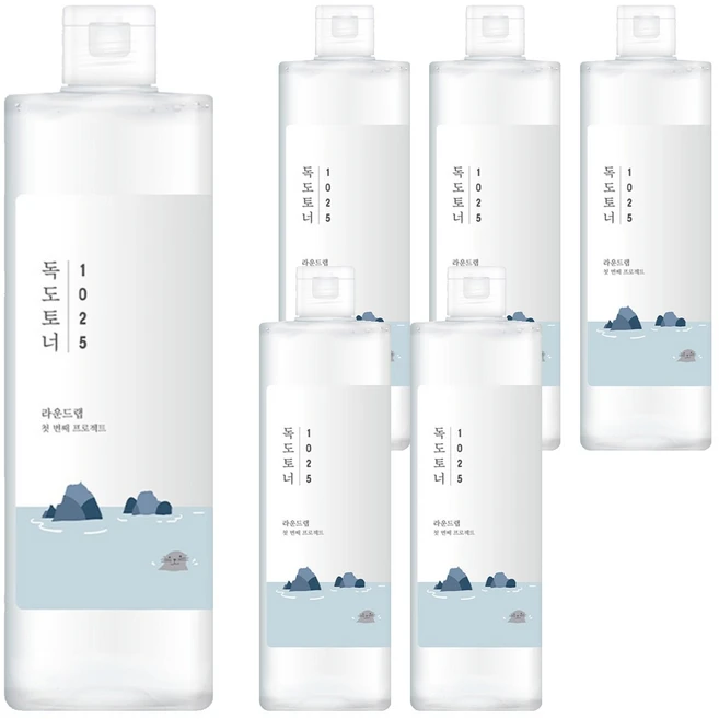 라운드랩 독도 토너, 500ml, 6개 - 쿠팡