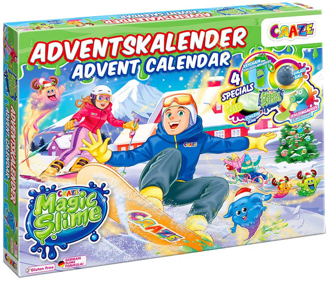 CRAZE 戳戳樂降臨曆 魔法史萊姆 3歲以上, 1盒