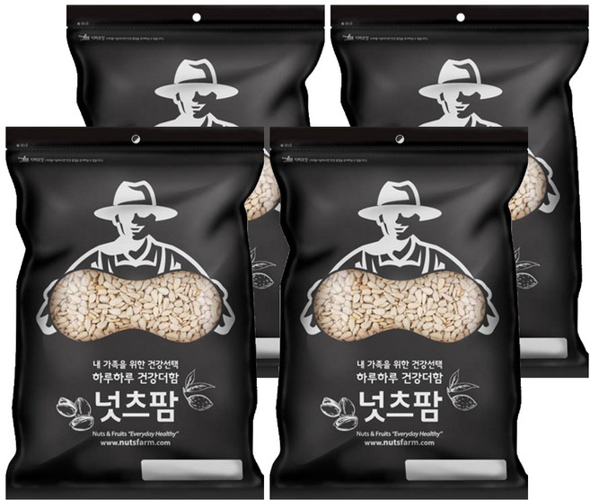 넛츠팜 해바라기씨, 800g, 4개