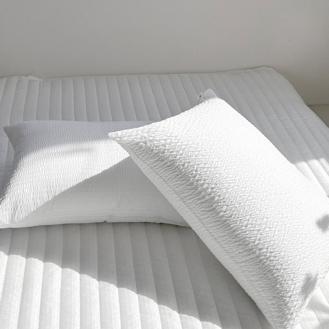 루시드슬립 오션 시어서커 여름 베개커버