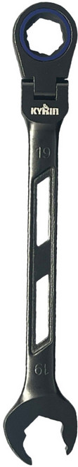 麒麟工具KYRIN 120齒快速搖頭棘輪梅開板手 KLRF-13 13mm, 1支