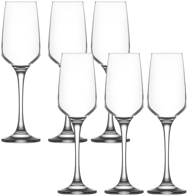 라브 LAL545 샴페인잔, 230ml, 6개