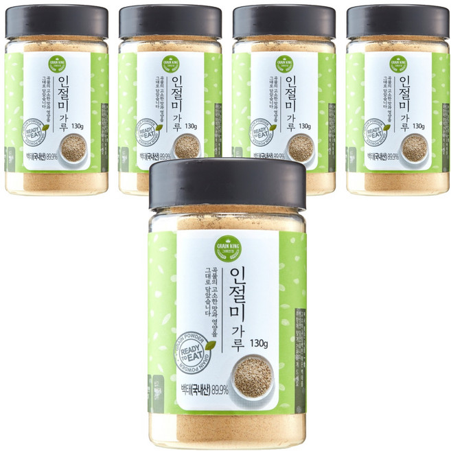 그레인킹 두리두리 인절미 가루, 5개, 130g