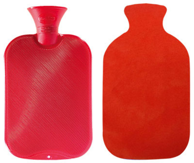 파쉬 양면빗살 핫팩 물주머니 2L 랜덤 발송 + 도톰폴리커버 오렌지, 1세트