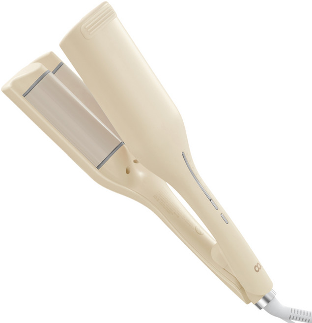 oa Easy 水波紋豐盈自由電壓造型器 36mm, OHA-031BE, 米色