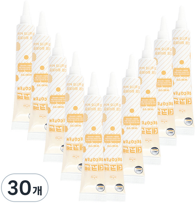디유 데코펜 화이트, 20g, 30개