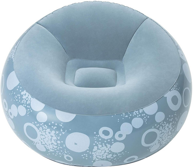 Bestway 充氣懶人沙發 75052, 藍色 + 灰色