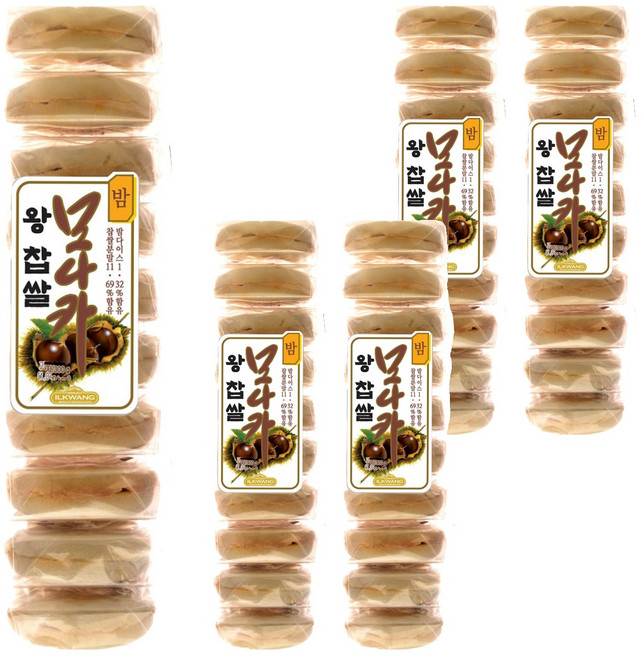 일광제과 왕 찹쌀 밤모나카 10p, 300g, 5개