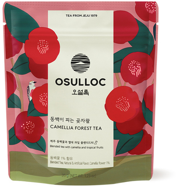 OSULLOC 山茶花紅茶, 35g, 1包, 1包