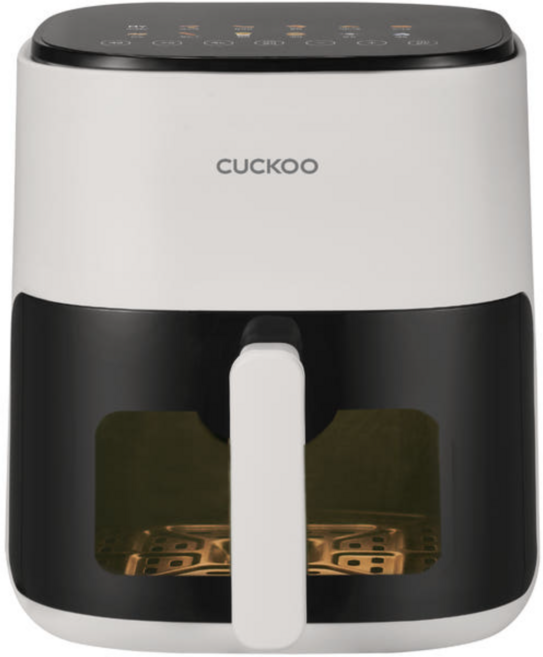 쿠쿠 미식컬렉션 투명창 고속 열풍 순환 에어프라이어 5L, CAF-J0510EW, 화이트