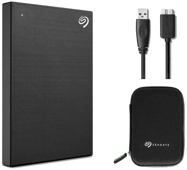 씨게이트 One Touch HDD 외장하드 데이터복구+암호화 기능+파우치+USB케이블 STKY2000400, 2TB, 블랙 - 쿠팡