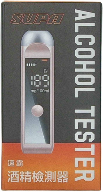 SUPA 速霸 MINI酒精檢測器 便攜式高精準 Type-C充電, 1個