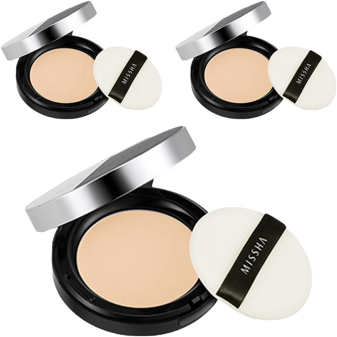 미샤 프로터치 파우더 팩트 10g, 23호, 3개 - 쿠팡