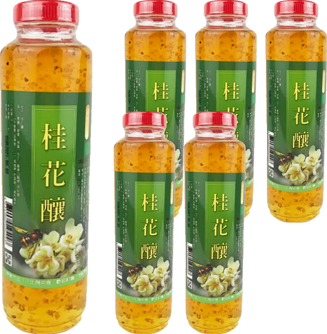 南投埔里農會 桂花釀, 6瓶, 800g