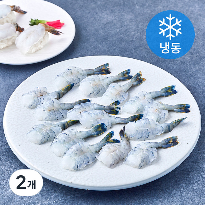 청미새우 초밥용 (냉동), 2개, 160g(20미)