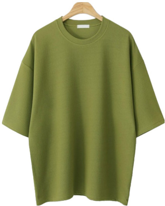 엠엔씨 라벤더 엠보 오버핏 반팔 티셔츠 MDVT758LW