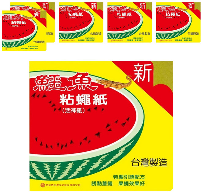 鱷魚 黏蠅紙 5片, 50g, 6盒
