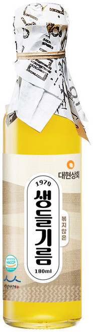 대현상회 볶지않은 생들기름, 180ml, 1개