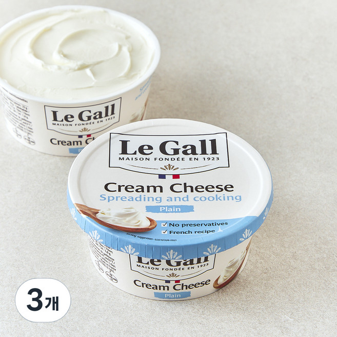 르갈 크림치즈 플레인, 150g, 1개입, 3개