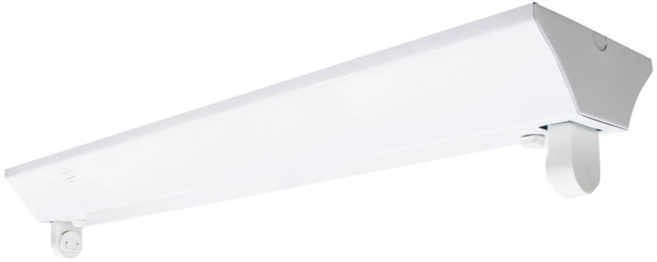 旭光 LED山形燈具組 2呎底座 + 晝光色燈管, 1組