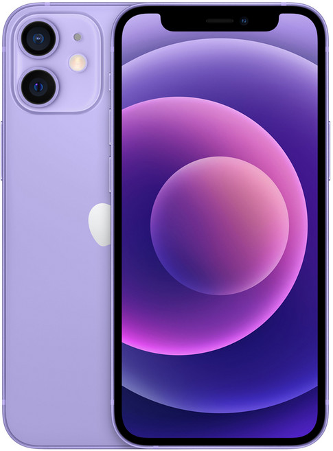Apple 아이폰 12 Mini 자급제, 퍼플, 256GB