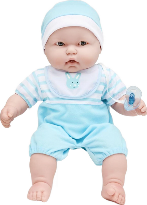 Berenguer 請抱抱我 寶寶照顧 短袖娃娃 50公分, 1個, 無表情 淺藍色 + 白色