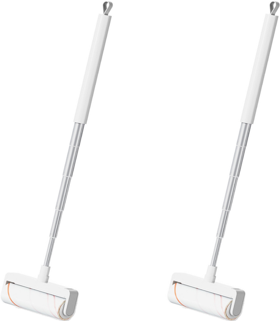 무아스 브러시 길이조절 롱핸들 테이프 클리너 본품, 2개