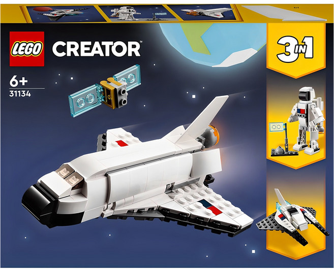 레고 31134 크리에이터 우주왕복선, 혼합색상, 1개