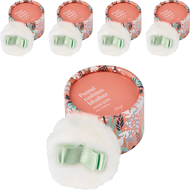 더페이스샵 파스텔 쿠션 블러셔 6g, 코랄핑크, 5개