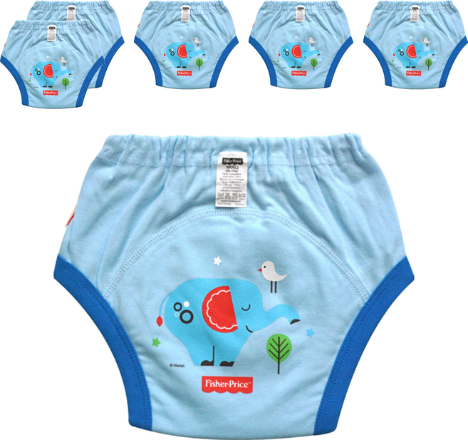 피셔프라이스 3중 방수 배변훈련팬티, 블루, 6개