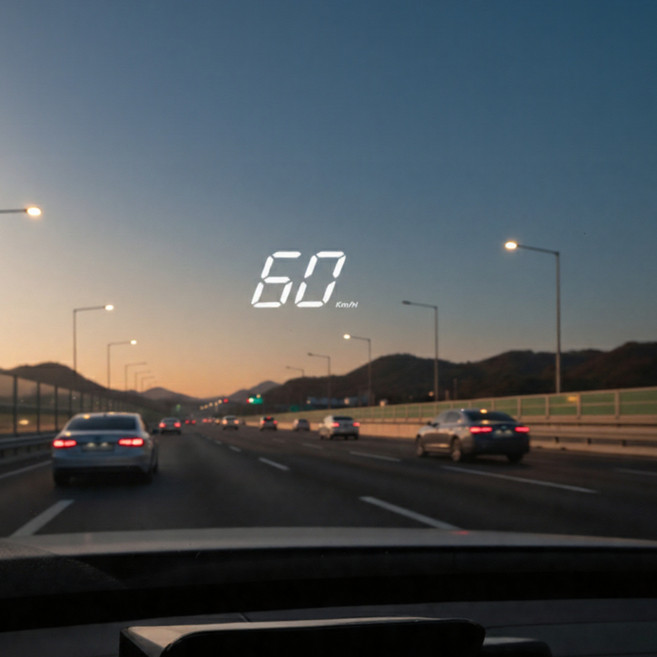 오토크루 USB방식 GPS HUD 헤드업디스플레이 M1, 전차종, 1개