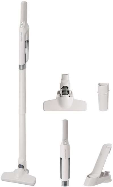 쿠쿠 파워클린 무선 핸디 스틱 청소기, 노블 화이트, CVC-EH10NWM